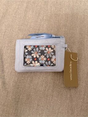 Vera Bradley Pale Blue Floral ID Card Holder